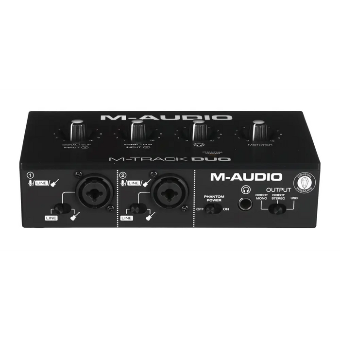 M-AUDIO M-Track Duo USB Аудио интерфейс Кристален