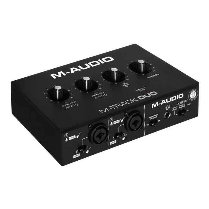 M-AUDIO M-Track Duo USB Аудио интерфейс Кристален