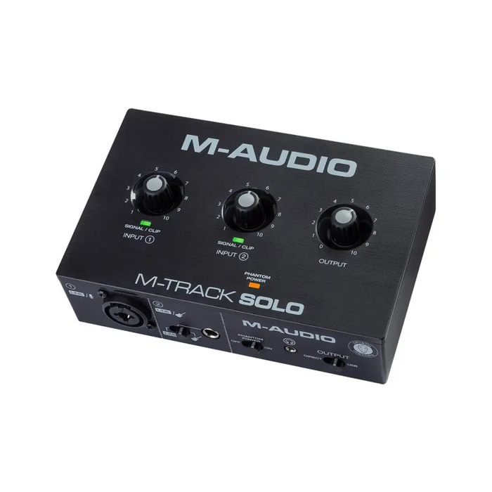 M-AUDIO M-Track Solo USB Аудио интерфейс Кристален