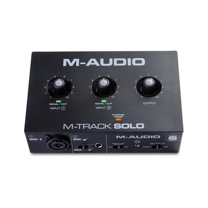 M-AUDIO M-Track Solo USB Аудио интерфейс Кристален