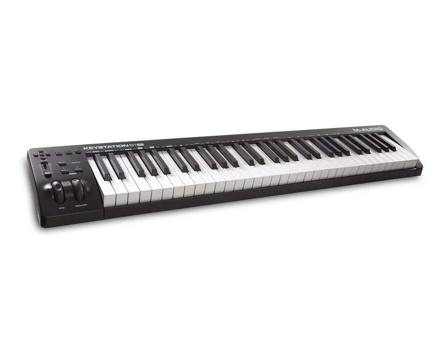 M-AUDIO Keystation 61 MK3 MIDI клавиатура 61 клавиша USB Черен, Бял