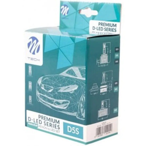 M-TECH D5S PREMIUM D-LED 6000K 35W X2 PCS
