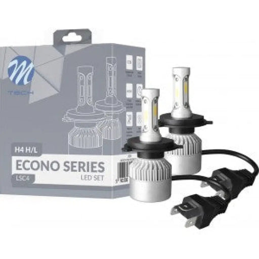 M-TECH H4 H/L LED ECONO SERIES 6500K 80W X2 PCS