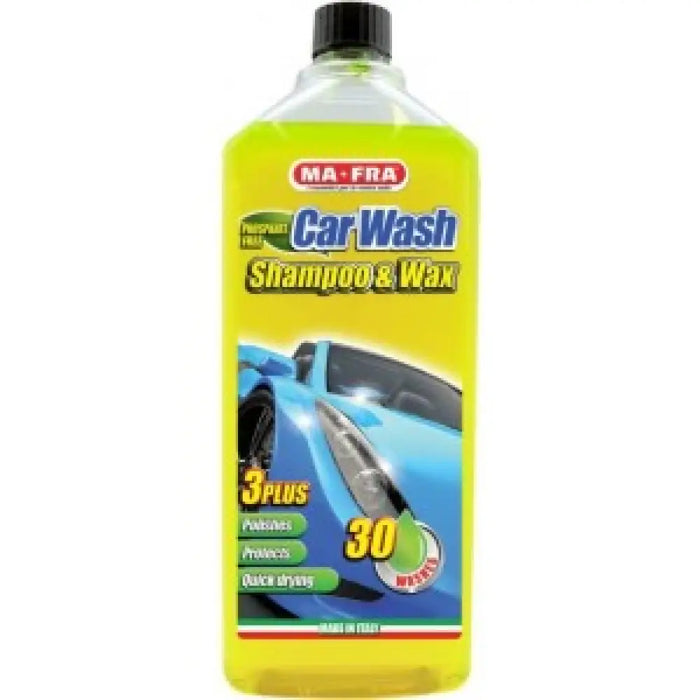 MA-FRA CAR WASH SHAMPOO&WAX 1L Шампоан с вакса