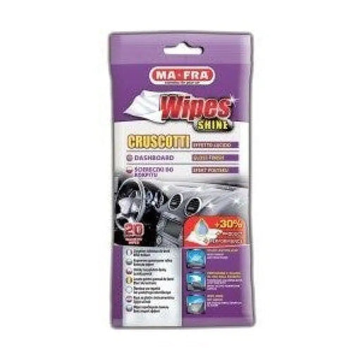 MA-FRA WIPES SHINE 20 PCS Кърпички за почистване на табло