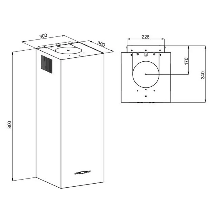 MAAN Ponza W 830 черна качулка