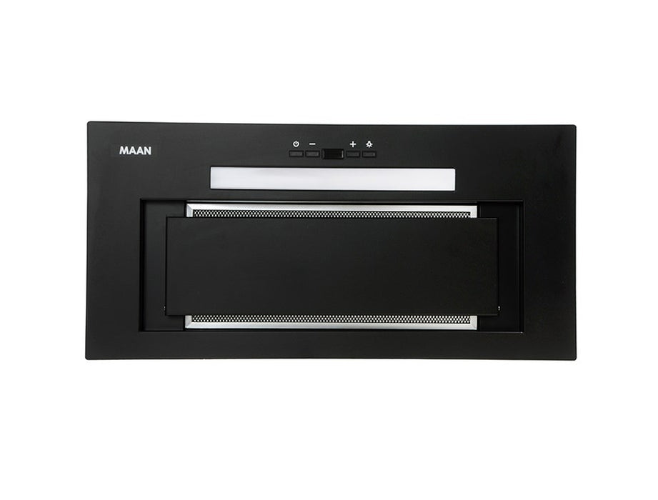 Вграден кухненски абсорбатор за под шкаф MAAN Ares M 60 soft touch 570 m3/h, Черен