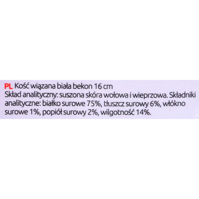 MACED Кокал вързан с бекон - кучешка дъвка - 16см