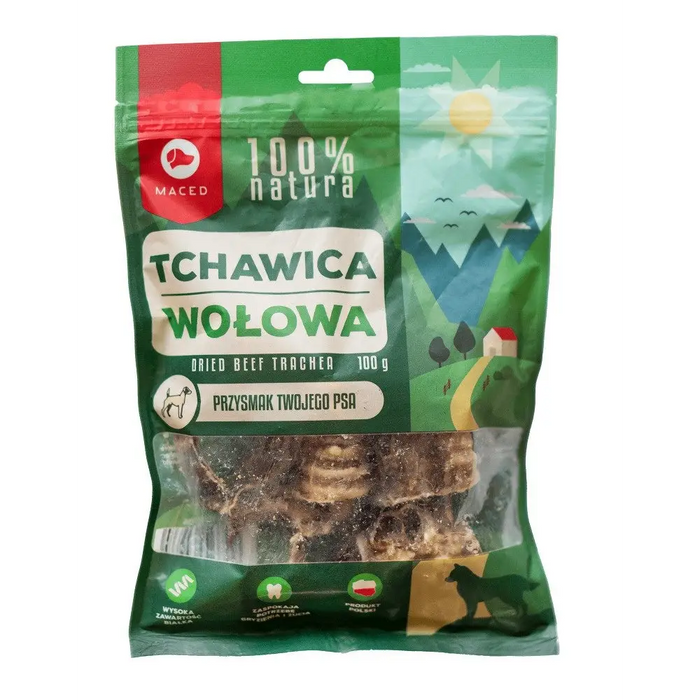 MACED Телешка трахея - Кучешка дъвка - 100гр