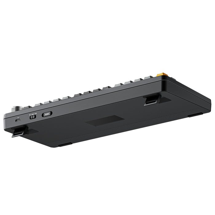 Machenike K600-B82W Безжична механична геймърска клавиатура с подсветка GR Silver Switch - Черна
