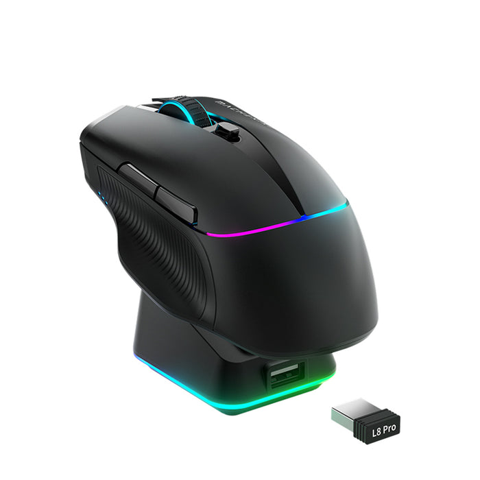 Безжична геймърска мишка Machenike L8 Pro - черна