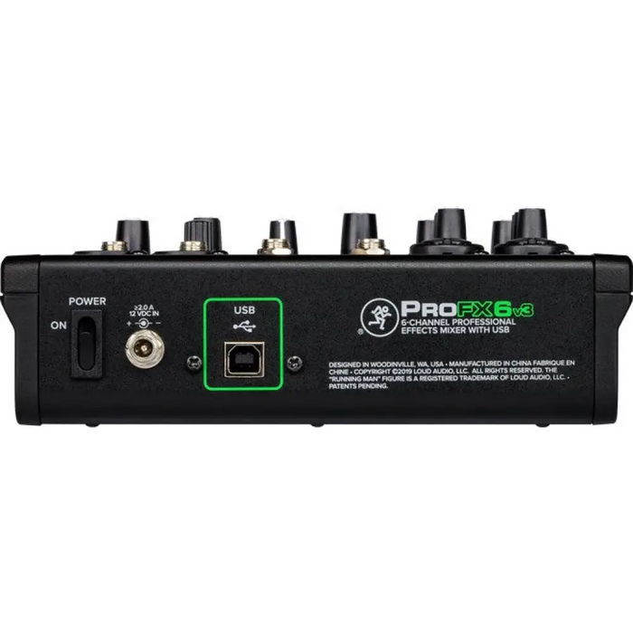 Mackie ProFX6v3 - 6-канален аналогов миксер с USB интерфейс