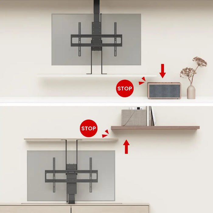Maclean електрически таван/под разтегателен 43’’-88’’ VESA