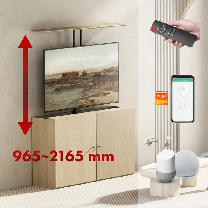 Maclean електрически таван/под разтегателен 43’’-88’’ VESA