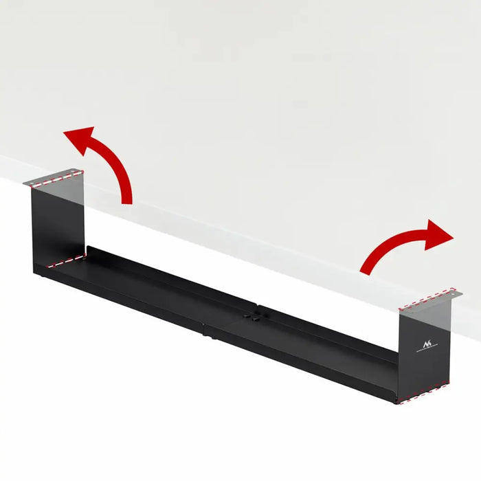 Maclean компактен поднастолен кабелен органайзер максимално