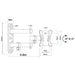 Maclean MC-417 Full Motion ТВ монитор Стенен монтаж 13-32’’