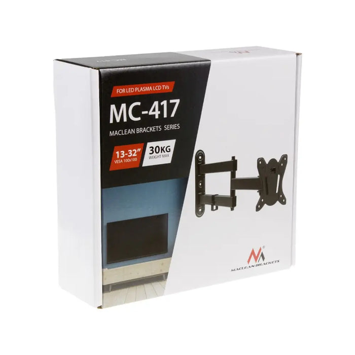 Maclean MC-417 Full Motion ТВ монитор Стенен монтаж 13-32’’