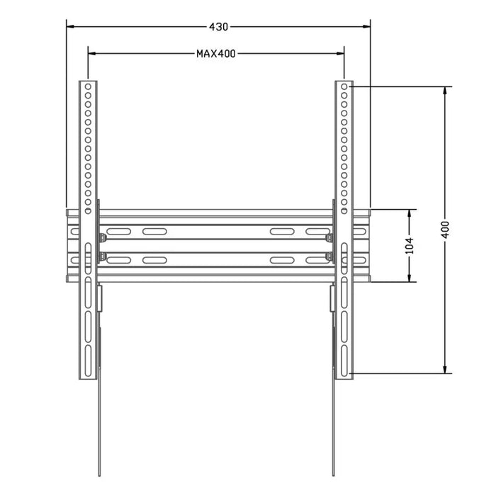 Maclean MC-748A Стойка за телевизор или монитор стенен