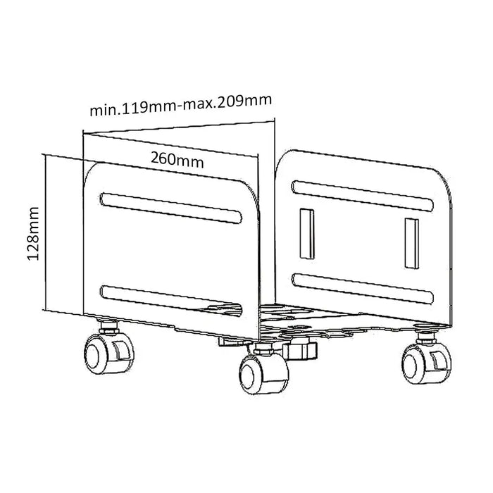 Maclean Mount MC-851 Кастор платформа