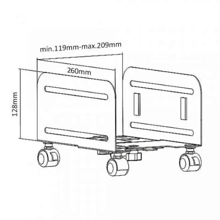 Maclean Mount MC-851 Кастор платформа