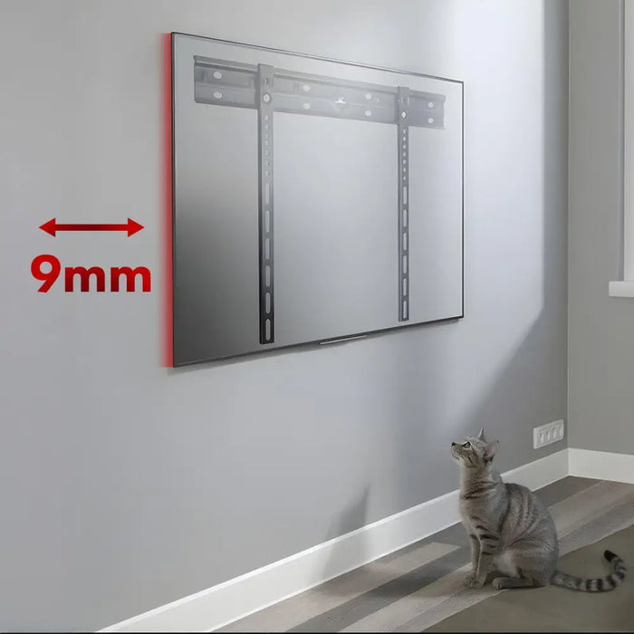 Maclean ултра плоска стойка за стена за телевизор 40-85’’