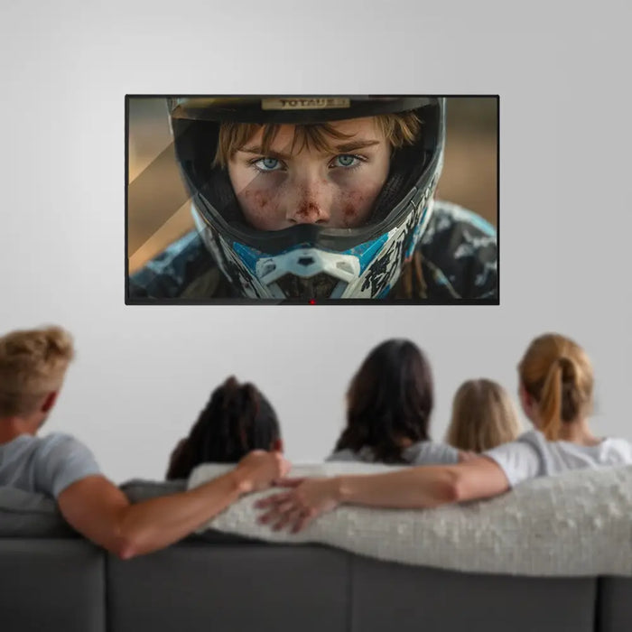 Maclean ултра плоска стойка за стена за телевизор 40-85’’