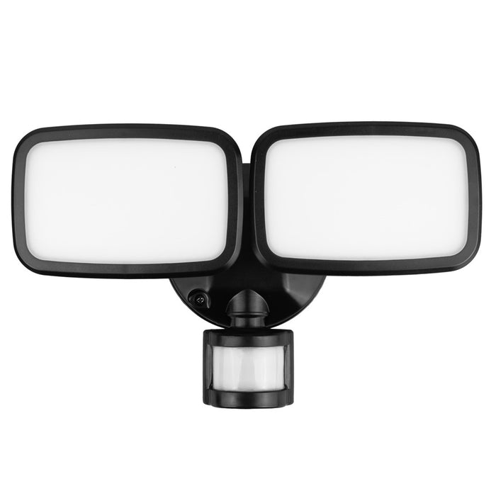 LED стенна лампа Maclean, с PIR сензор, 20W, 1500lm, IP65, неутрално бяла 4000K, черна, MCE524 B