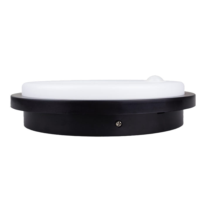 LED лампа Maclean със сензор за движение, PIR сензор, черна, 10W, IP65, 1000lm, неутрален цвят, MCE525 B