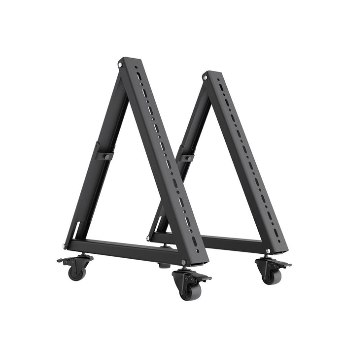 Maclean TV количка / стойка за пода, 37–80", макс. VESA 800x400, макс. 75 кг, мобилна, заключване на колелцата, MC-183