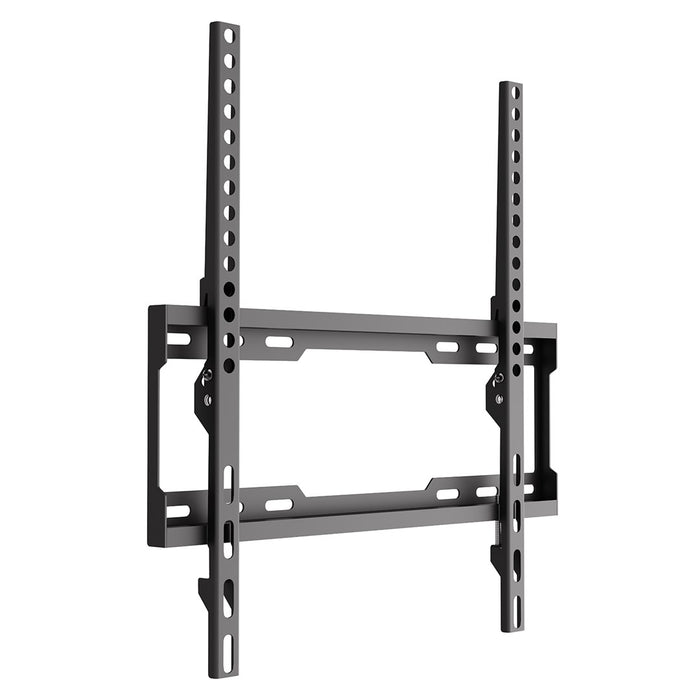 Стойка за телевизор Maclean, макс. VESA 400x400, 32-75", до 45 кг, черна, регулиране на наклона 0°–8°, MC-187