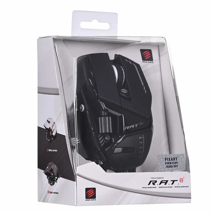Mad Catz RAT 8+ мишка дясна USB тип-A оптична 16000 DPI