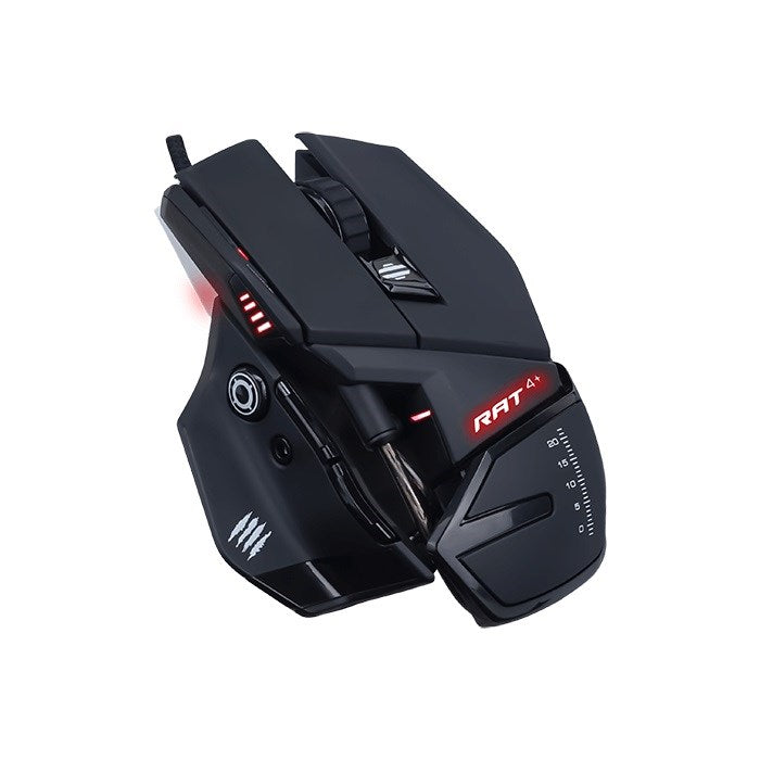 Геймърска мишка Mad Catz RAT 4+, за дясна ръка, USB Type-A, оптична, 7200 DPI