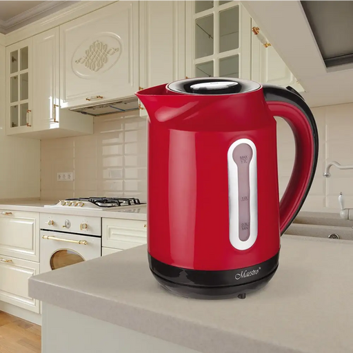 MAESTRO MR-041 (MR-041-RED) електрическа кана 1.7 L 2000 W