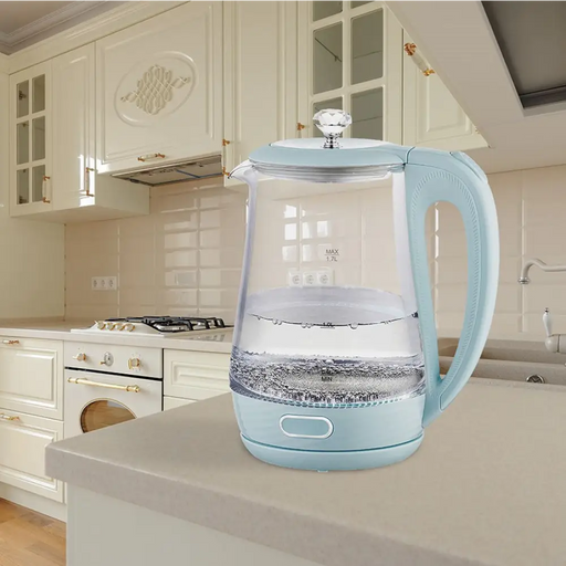Maestro MR-052-BLUE Електрическа стъклена кана синя 1.7L