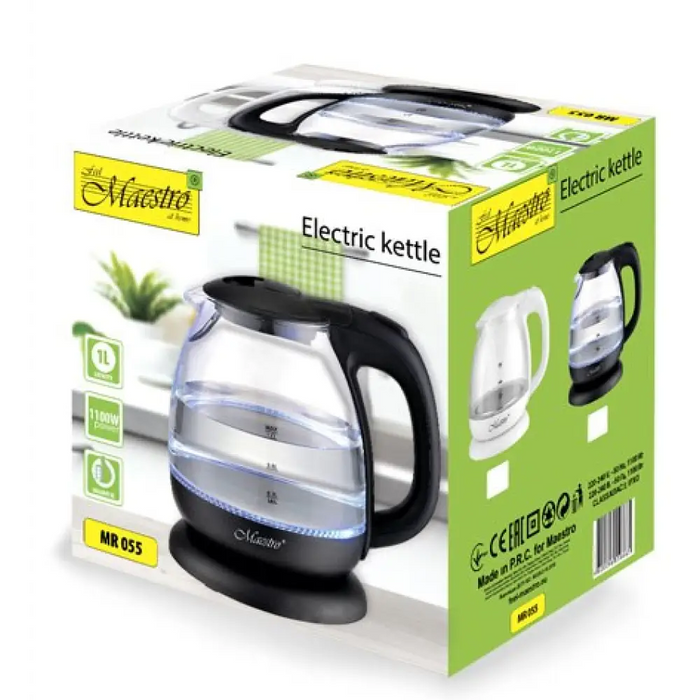 MAESTRO MR-055 електрическа кана 1 L 1100 W (MR-055-WHITE)