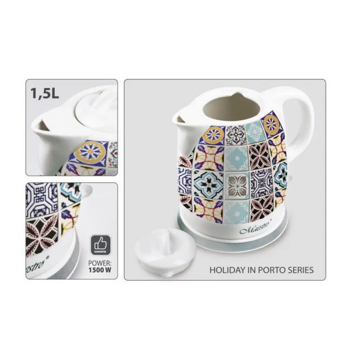 MAESTRO MR-066-PORTO Керамична електрическа кана