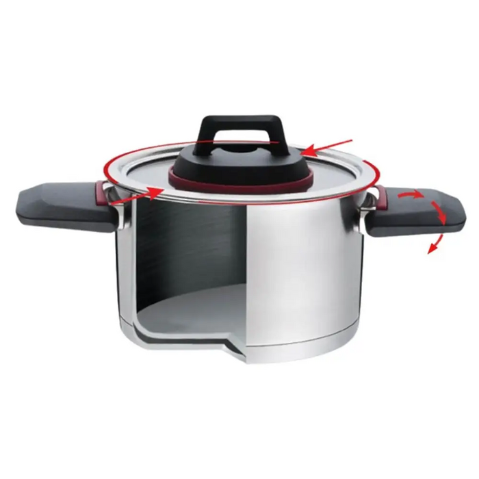 Maestro MR-3530-6 Комплект тенджери със сгъваеми дръжки 6