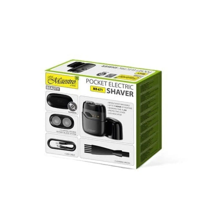 MAESTRO MR-671 USB туристическа електрическа самобръсначка