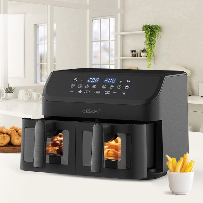 Frytownica beztłuszczowa 2000W 2x4,5L MR-758 MAESTRO