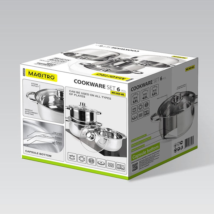 Maestro MR-2020-6XL Комплект саксии от 6 елемента