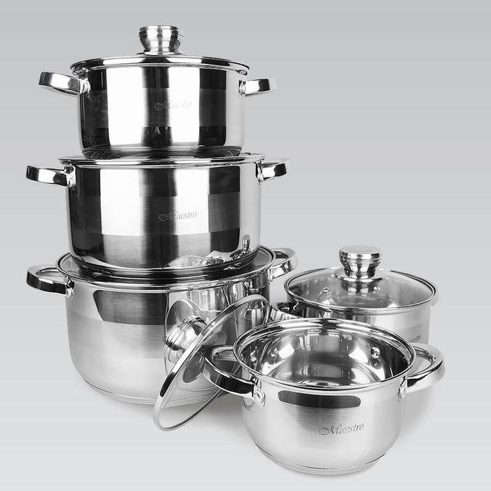 Комплект кухненски съдове MAESTRO MR-2220-10 10 артикула