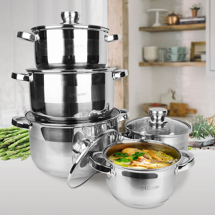 Комплект кухненски съдове MAESTRO MR-2220-10 10 артикула