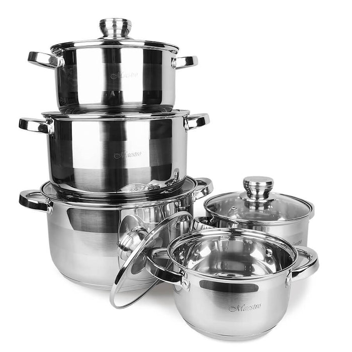Комплект кухненски съдове MAESTRO MR-2220-10 10 артикула
