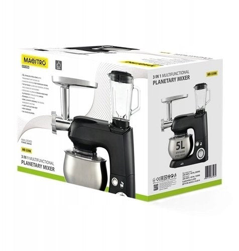 Планетарно миксер 3-в-1 2000 W MR-559-M MAESTRO