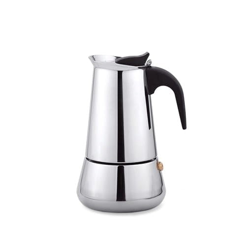 Тенджера Bialetti Brikka Moka 0.1 L Черна, Неръждаема стомана