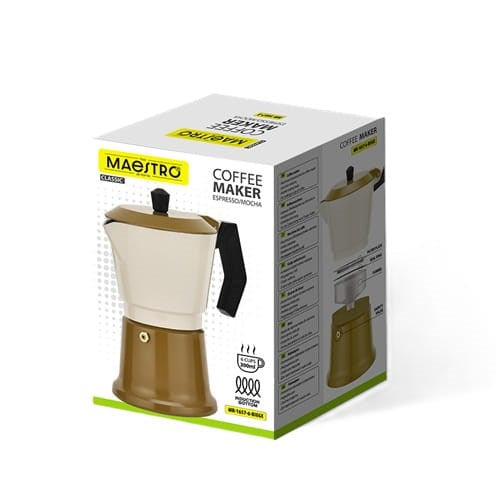 Алуминиева мока кана MR-1657-6-BEIGE MAESTRO