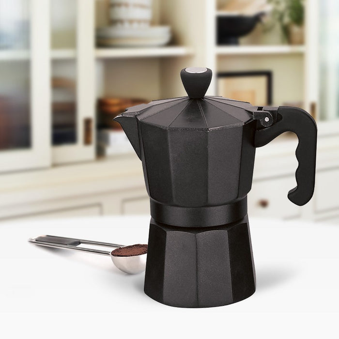 Кафе машина за 3 чаши MAESTRO MR-1666-3-BLACK Черна