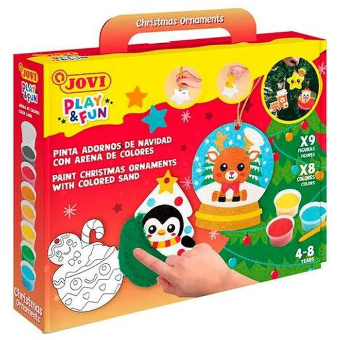 Магичен пясък Jovi PLAY&FUN Christmas Ornaments (3 броя)
