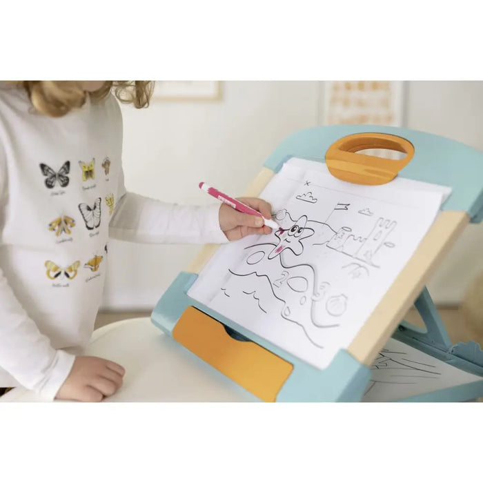 Магична Черна Дъска Smoby Magnetic modulo slate Бял Дървен