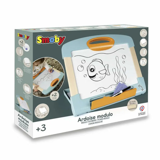 Магична Черна Дъска Smoby Magnetic modulo slate Бял Дървен